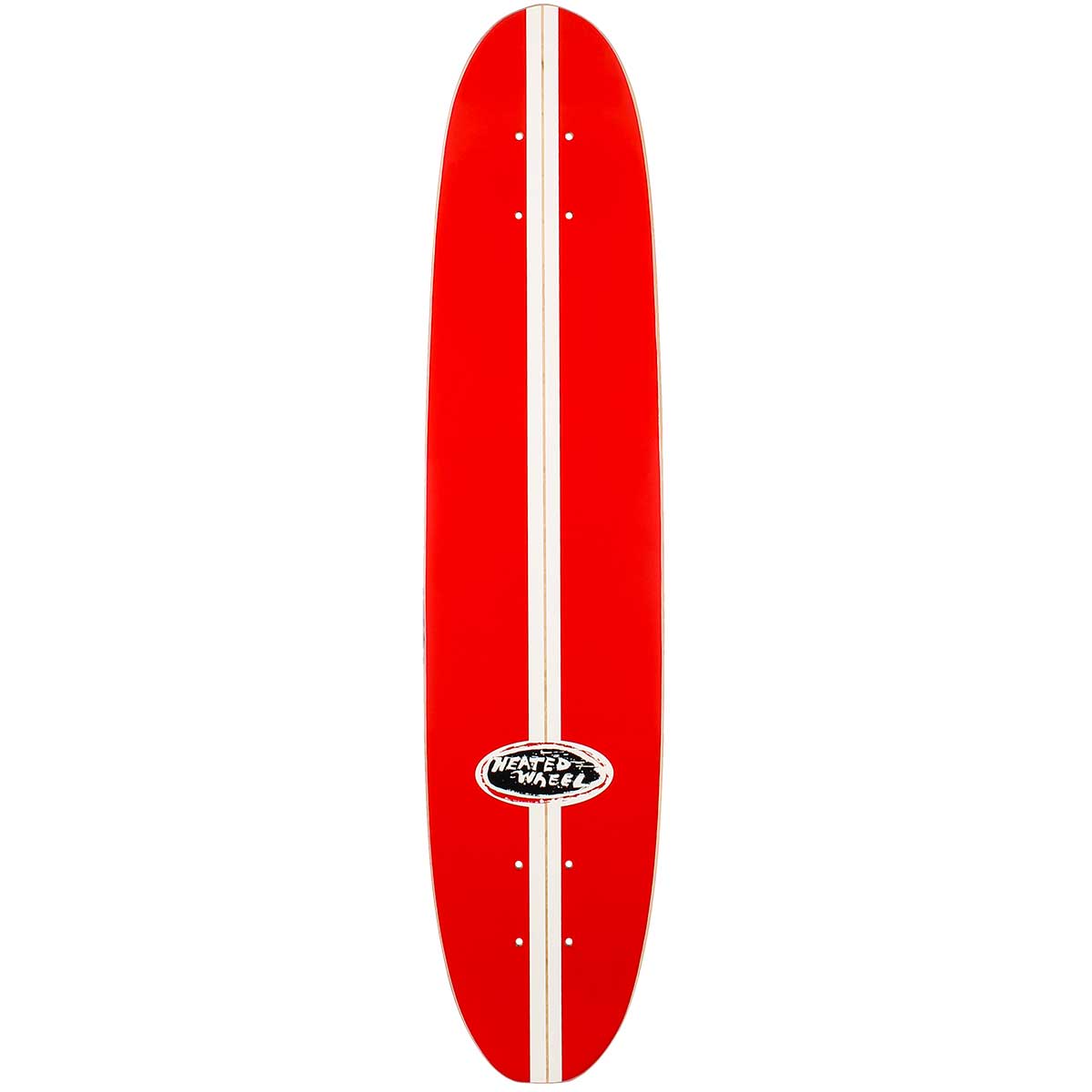 6x27 The Heated Wheel Baja Cork Top Polarizer Deck - Red/White