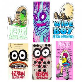 Heroin Savages 6 Sticker Pack