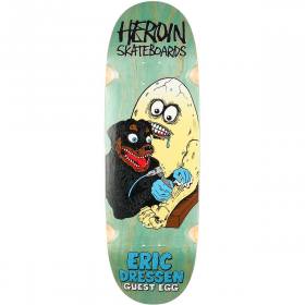 9.75x32 Heroin Eric Dressen Guest Egg Shaped Deck - Teal Stain