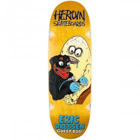 9.75x32 Heroin Eric Dressen Guest Egg Shaped Deck - Yellow Stain