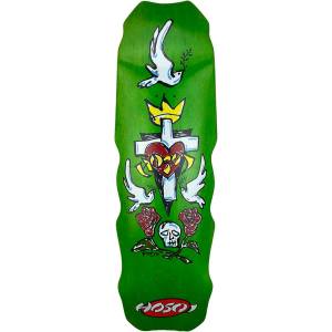 9.5x32.25 Hosoi Hammerhead Hybrid Shaped Deck - Lime Stain