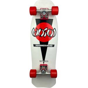 Hosoi Skates Hammerhead Mini Cruiser Complete - White 8.5x28