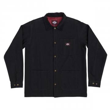 Independent Uncle Charlie Red & Black Short Sleeve Flannel Shirt