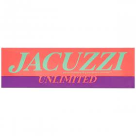 Jacuzzi Unlimited Flavor Logo Sticker
