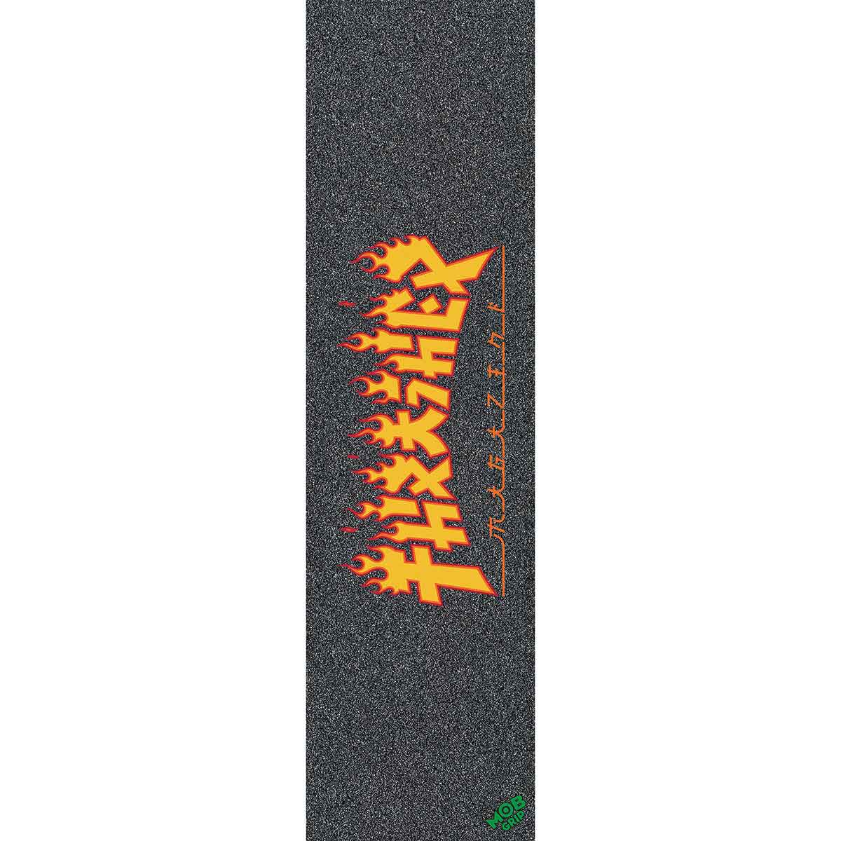 Mob Grip Grip Skateboard Thrasher Yellow and Orange Flame