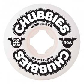 52mm 99a OJ Chubbies Wheels - White