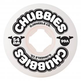54mm 99a OJ Chubbies Wheels - White