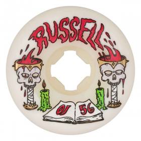 56mm 101a/95a OJ Double Duro Chris Russell Goblet Pro Wheels - White