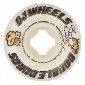 53mm 101a/95a OJ Double Duro Mini Combo Wheels - White