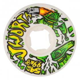 54mm 99a OJ Elite Hardline John Worthington Pro Wheels - White