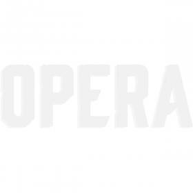 Opera Vinyl Die-Cut Sticker - White 6.5" x 2.1"