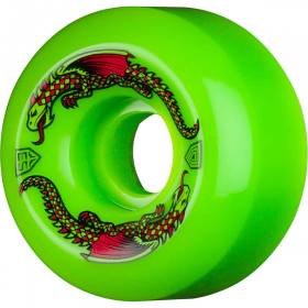 53mm x 33mm 93a Powell Peralta Dragon Formula Dragon Wheels - Green