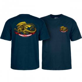 Powell Peralta Oval Dragon Youth T-Shirt - Navy Blue