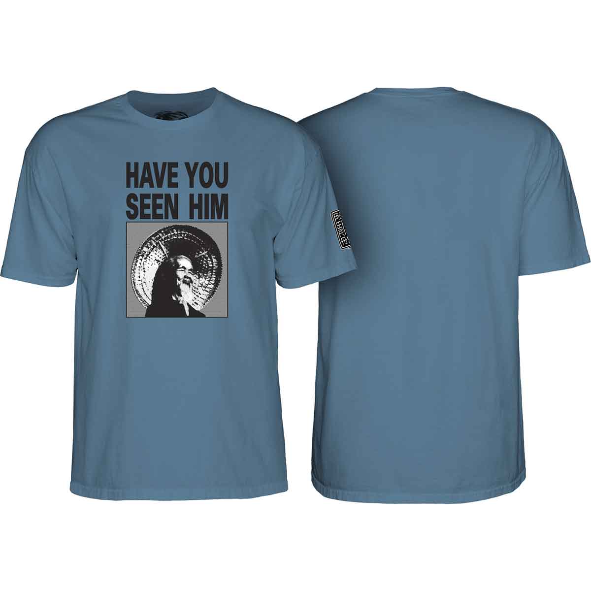 Powell Peralta Skateboards Animal Chin T-Shirt - Indigo Blue