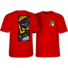 Powell Peralta Lance Conklin Face T-Shirt - Red