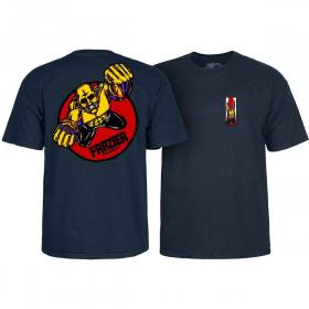 Powell Peralta Mike Frazier Yellow Man T-Shirt - Navy