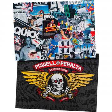 Powell Peralta Skull & Sword Patch - Red 4.5
