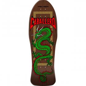 10x30 Powell Peralta Steve Caballero Chinese Dragon Re-Issue Deck - Brown Stain