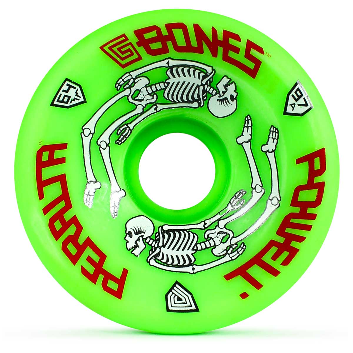 Powell Peralta G-Bones Re-Issue Wheels - Green 64mm 97a | SoCal