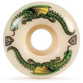 54mm x 32mm 93a Powell Peralta Dragon Formula Dragon Wheels - White