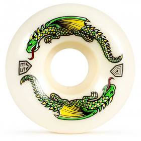 53mm x 33mm 93a Powell Peralta Dragon Formula Dragon Wheels - White