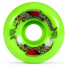 55mm x 35mm 93a Powell Peralta Dragon Formula Dragon Wheels - Green