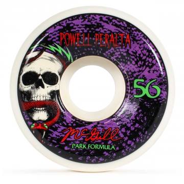 Powell Peralta Dragon Formula Skateboard Wheels - White 64mm