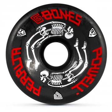 スケートボード POWELL PERALTA MINI-CUBIC 64mm(x58mm)95a Powell Peralta Mini-Cubic Skateboard Wheels 64mm 95a - Black
