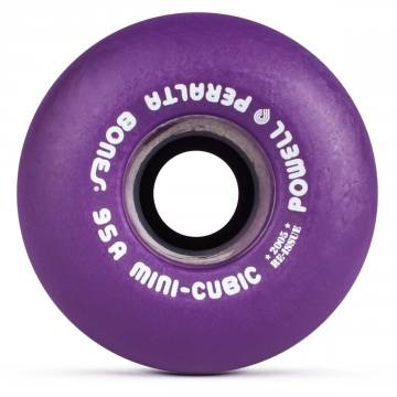 スケートボード POWELL PERALTA MINI-CUBIC 64mm(x58mm)95a Powell Peralta Mini-Cubic Skateboard Wheels 64mm 95a - Black