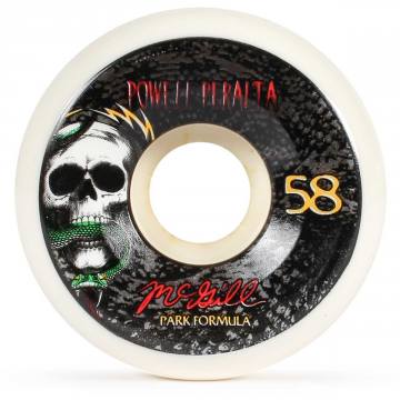 Powell Peralta Dragon Formula Skateboard Wheels - White 64mm
