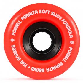66mm 75a Powell Peralta Snakes 02 Cruiser Wheels - Red