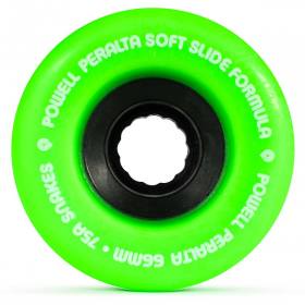 66mm 75a Powell Peralta Snakes 02 Cruiser Wheels - Green