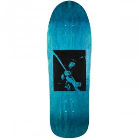 9.875x32 Prime Wood LA Ron Chatman Hendrix Flocked Shaped Deck - Blue Stain