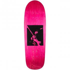 9.875x32 Prime Wood LA Ron Chatman Hendrix Flocked Shaped Deck - Pink Stain