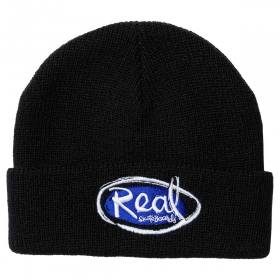 Real Natas Kaupas Oval Cuff Beanie - Black