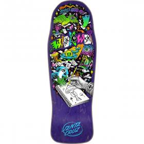 10.34x30.54 Santa Cruz Erick Winkowski Sketchbook Shaped Deck