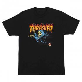 Santa Cruz X Thrasher O'Brien Reaper Heavyweight T-Shirt - Black