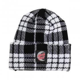 Santa Cruz Moon Dot Long Shoreman Beanie - Plaid