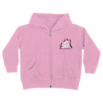 Santa Cruz Split Not A Dot Toddler Midweight Zip Hoodie Pink