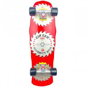 Schmitt Stix Ripsaw Mini Cruiser Complete - Red 8.75x28.4