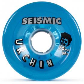 70mm 80a Seismic Urchin Wheels - Crystal Clear Blue