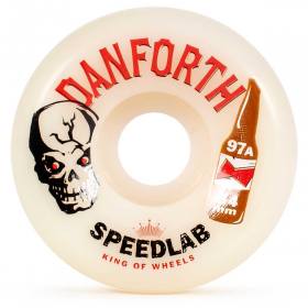 58mm 97a Speedlab Bill Danforth Pro Model Wheels- White