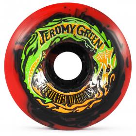 59mm 99a Speedlab Jeromy Green Pro SE Swirl Wheels - Red/Black