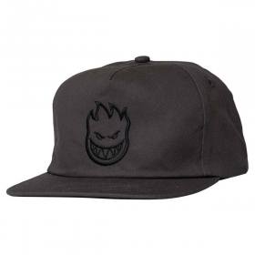 Spitfire Wheels Bighead Snapback Hat - Charcoal/Black