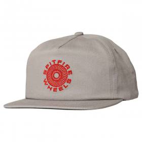 Spitfire Wheels Classic 87 Swirl Snapback Hat - Silver/Red