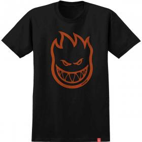 Spitfire Wheels Bighead T-Shirt - Black/Burnt Orange