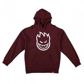 Spitfire Wheels Bighead Youth Pullover Hoodie - Maroon/White