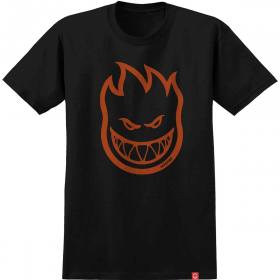 Spitfire Wheels Bighead Youth T-Shirt - Black/Burnt Orange