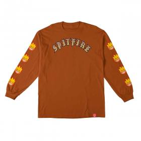Spitfire Wheels Old E Bighead Fill Sleeve Long Sleeve T-Shirt - Orange