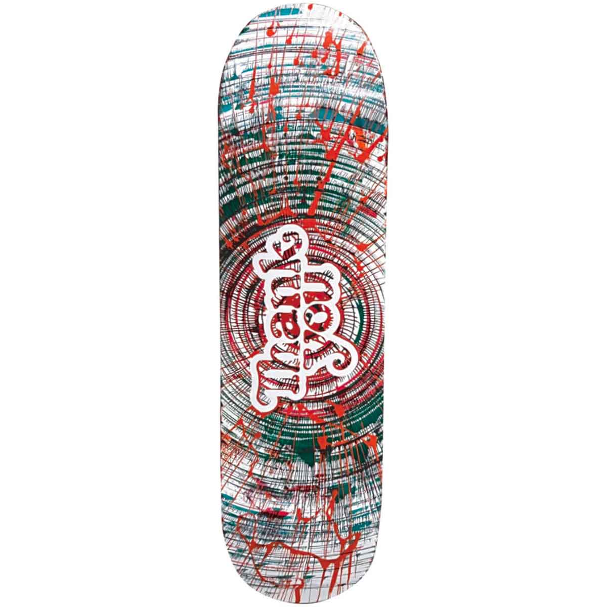 Thank You Spin Paint Skateboard Deck 8.25x32 | SoCal Skateshop